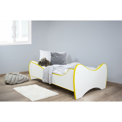 Detská posteľ Top Beds MIDI HIT 140cm x 70cm žltá
